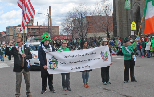 Ancient Order of Hibernians at Cleveland St Patrick's Day Parade