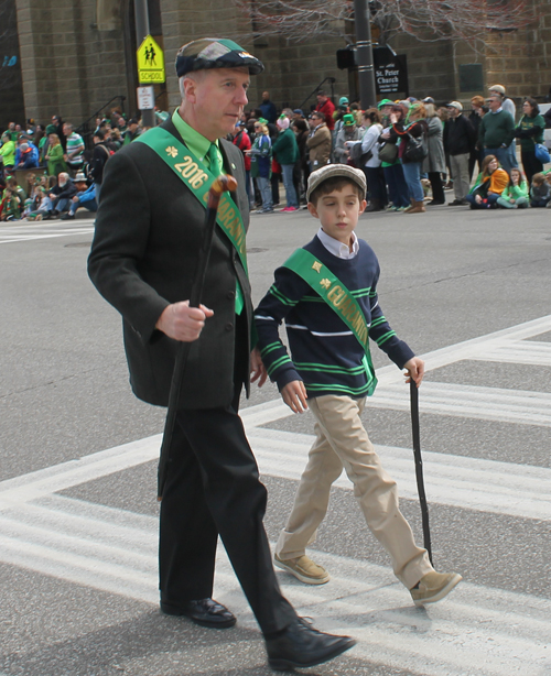 Father and Son at parade