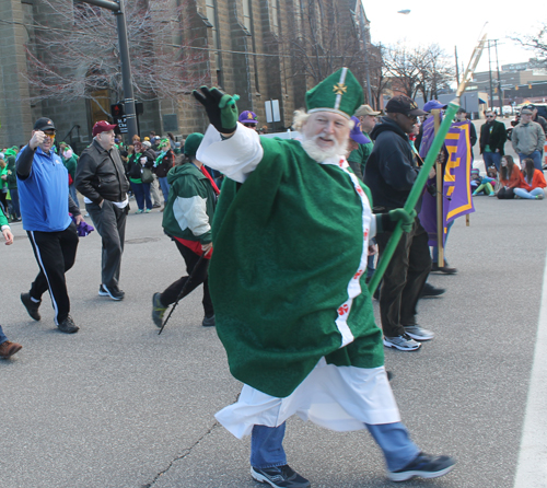 St Patrick with Cathedral Latin alumni