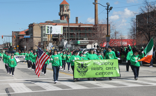 The World Champion Murphy Irish Dancers marched in the 2016 Cleveland St. Patrick's Day Parade 