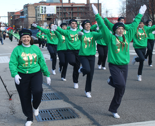 The World Champion Murphy Irish Dancers marched in the 2016 Cleveland St. Patrick's Day Parade 