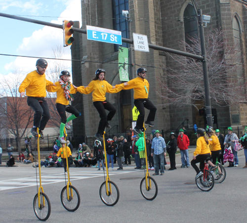 St. Helen Unicycle Drill Team from Newbury, Ohio 