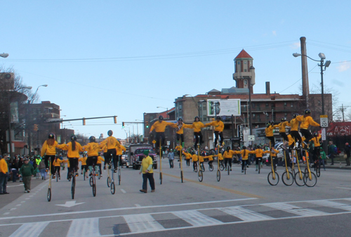 St. Helen Unicycle Drill Team from Newbury, Ohio 