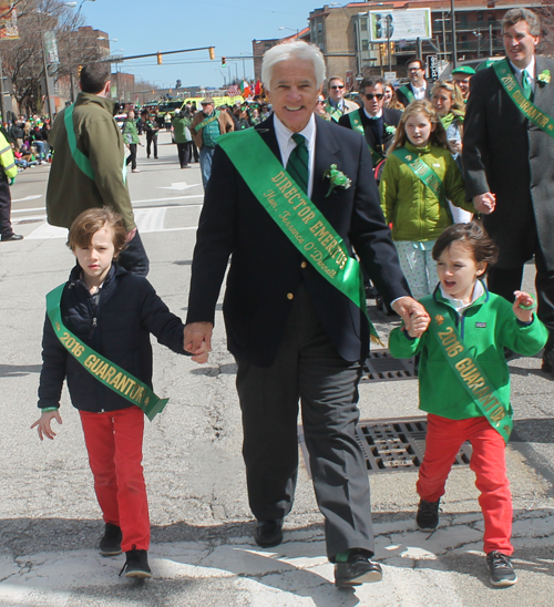 Justice Terrence O'Donnell and granchiildren