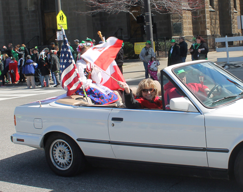 Polonia marchers at St. Patrick's Day 2016 in Cleveland