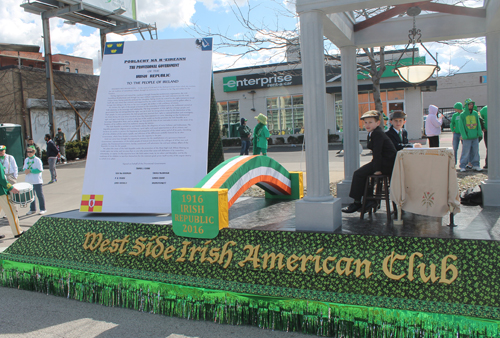 West Side Irish American Club float