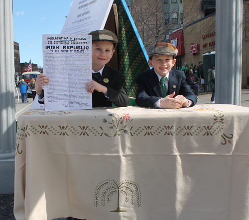 West Side Irish American Club float