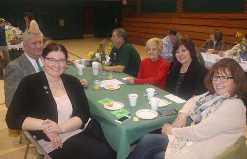 Carney family members with Sarah O'Brien and Linea Meaney