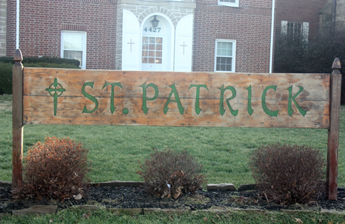 St Patrick Church sign