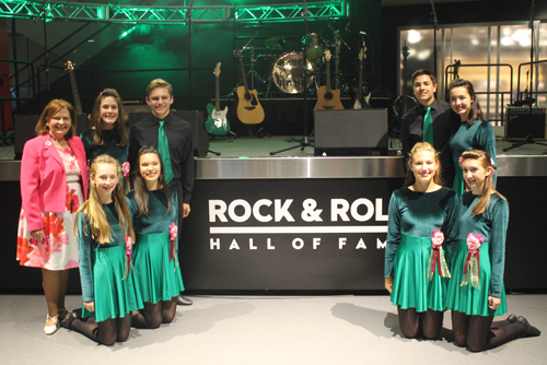 Sheila Crawford and Murphy Irish Dancers