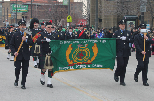 Cleveland Fire Department at St Patrick's Day Parade