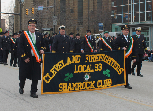 Cleveland Fire Department at St Patrick's Day Parade