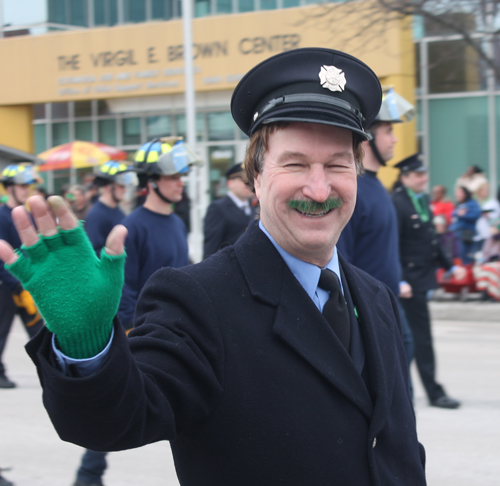 Cleveland Fire Department at St Patrick's Day Parade