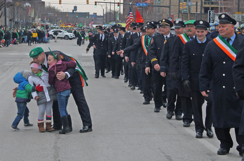 Cleveland Fire Department at St Patrick's Day Parade