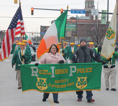 Cleveland Police Department at St Patrick's Day Parade