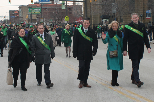 St Patrick's Day Parade Dignitaries