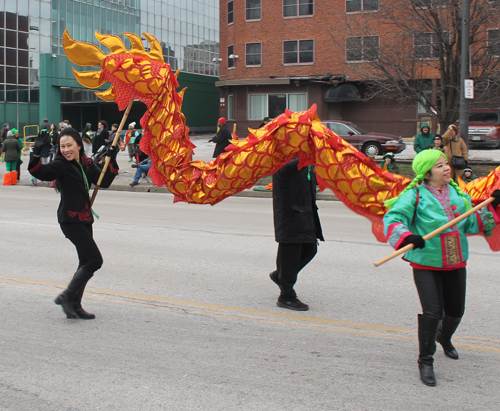 Cleveland Asian Festival at St Patrick's Day Parade in Cleveland