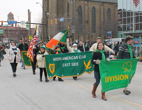 Irish American Club East Side at St Patrick's Day Parade in Cleveland