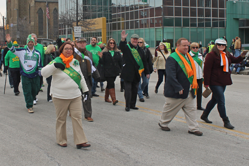 Irish American Club East Side at St Patrick's Day Parade in Cleveland