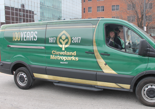 Metroparks at St Patrick's Day Parade in Cleveland