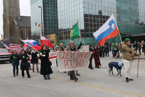 Polonia at St Patrick's Day Parade in Cleveland