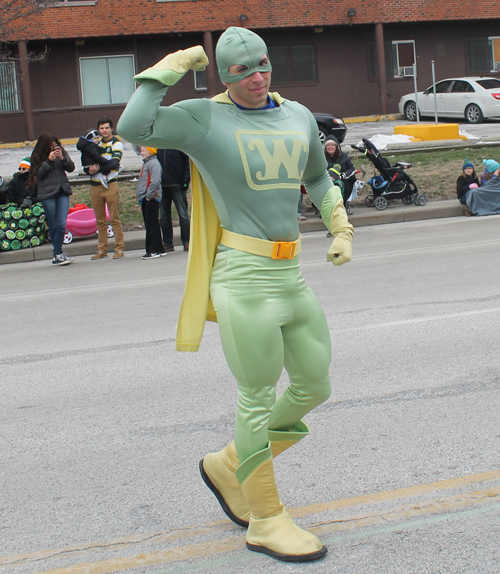 Weedman at St Patrick's Day Parade in Cleveland