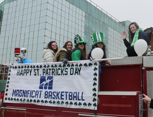 Magnificat HS Division 3 of Cleveland St Patrick's Day Parade