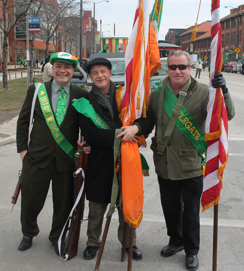 People at St Patrick's Day Parade