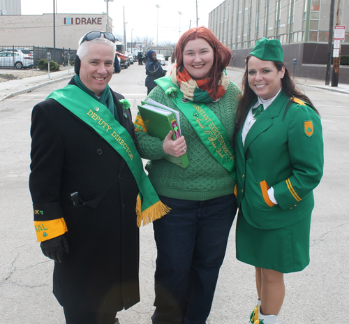 People at St Patrick's Day Parade