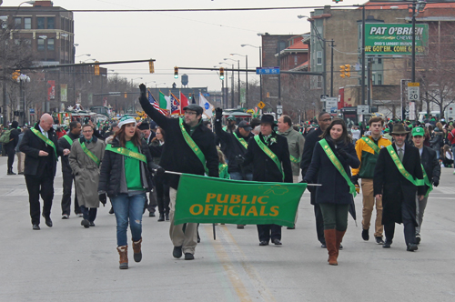 St Patrick's Day Parade Public Officials