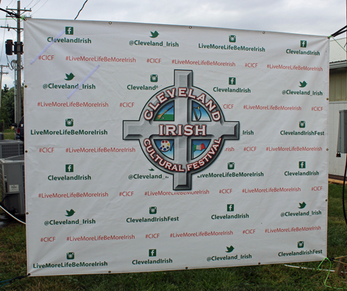 Cleveland Irish Cultural Festival backdrop