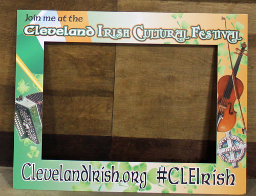 Cleveland Irish Cultural Festival sign