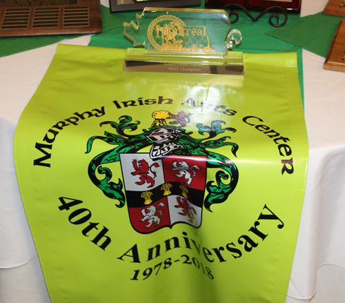 Murphy Irish Arts 40th anniversary banner