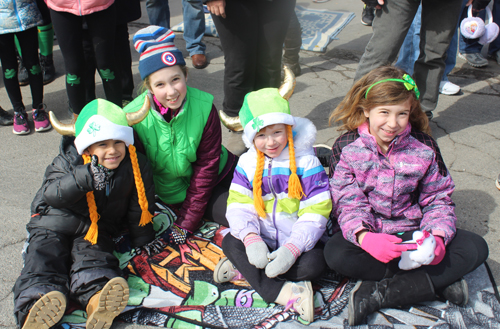 Watching the 2018 Cleveland St Patrick's Day Parade