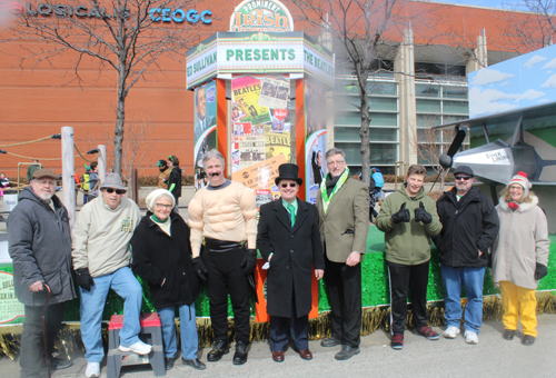 Irish American Club East Side float group