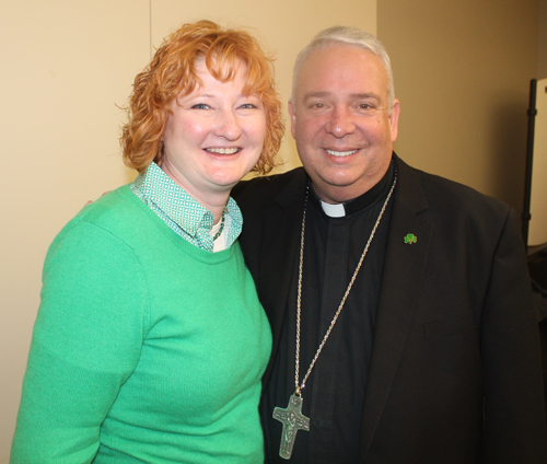 Shannon Corcoran and Bishop Perez