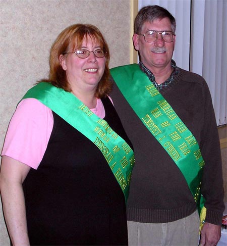 Debbie Hanson and Tim O'Brien Members of the Year East Side Irish American Club 2004