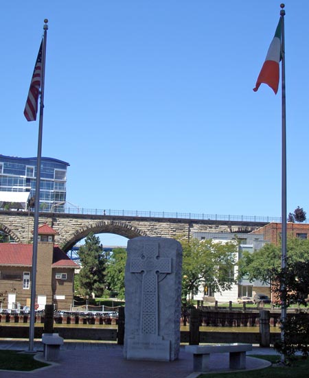 Irish Famine Memorial in Cleveland Ohio (photos by Dan Hanson)