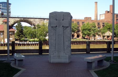 Irish Famine Memorial in Cleveland Ohio (photos by Dan Hanson)