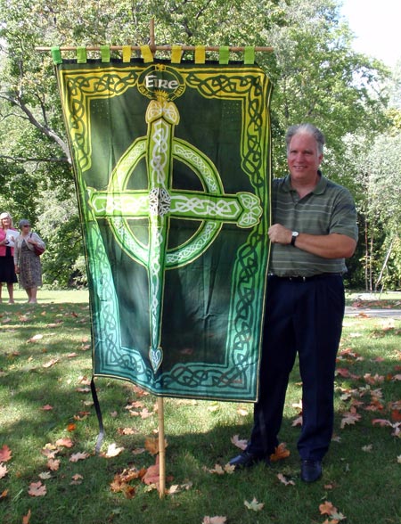 Irish banner at One World Day