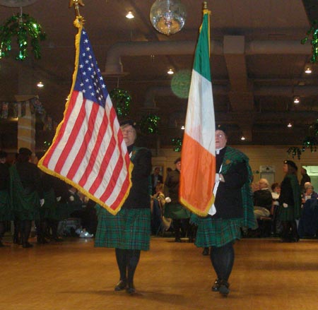 Drill team units flags