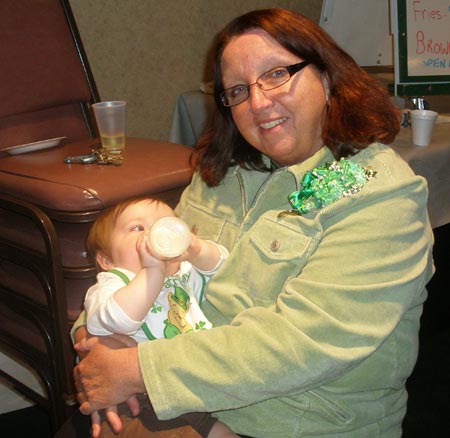 Linda Walsh and granddaughter Michaella