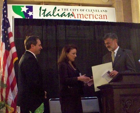 Matt Zone, Judge Anthony Russo and Mayor Frank Jackson