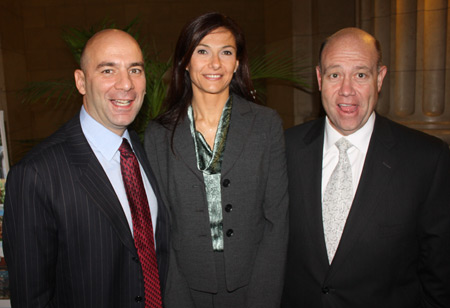 Italian Consul Marco Nobili, Vice-Consul Serena Scaiola and Umberto Fedeli