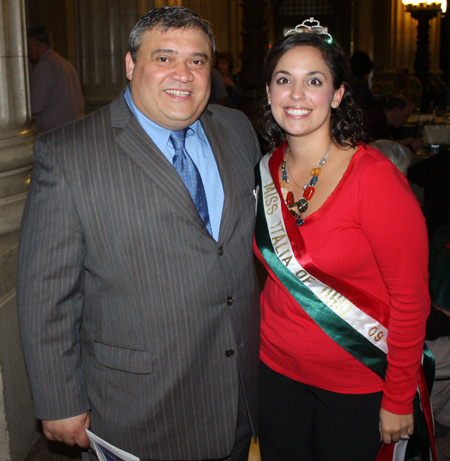 Tony Biasiotta and Miss Italia Ohio Amy Allega