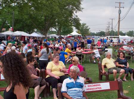 10th Annual Italian American Summer Festival crowd