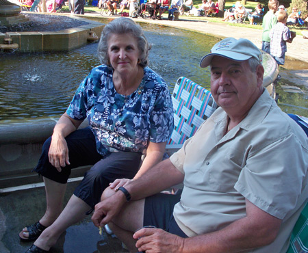 Fran and Phil Cobberly celebrating 23rd wedding anniversary