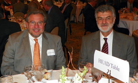 Joe Marinucci,  President of the Downtown Cleveland Alliance  and Mayor Frank Jackson