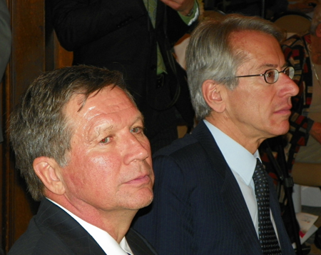 Ohio Governor John Kasich and Ambassador of Italy to the US Sant'Agata