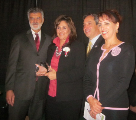 Mayor Frank Jackson, Monica Johns-Johns, Councilman Matt Zone and Rose Zitiello